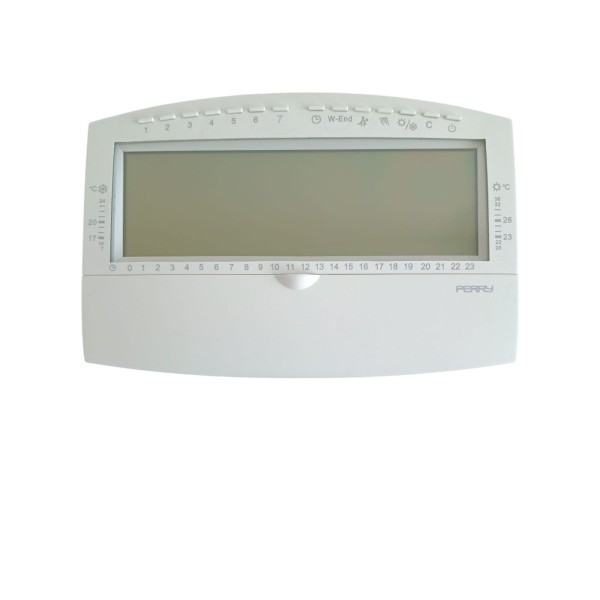 Perry Electric 1CRCR016B Weißer Auf- und Ab-Zeitthermostat